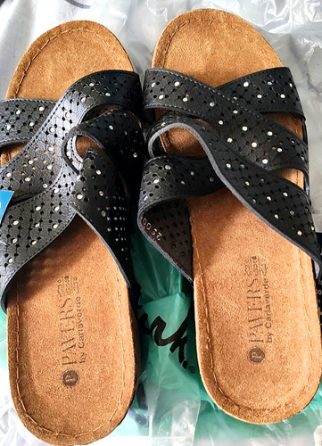 New pavers wedge sandles size - new,
