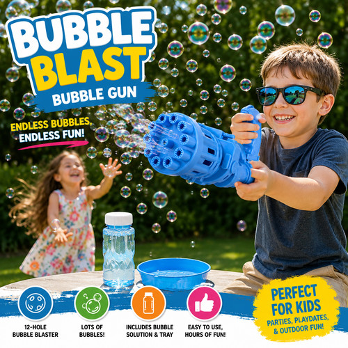 Electronic bubble machine gun - electronic,