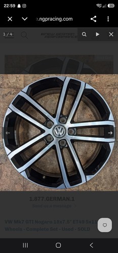 Single genuine golf - vw,