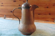 10" Antique Copper Jug Pitcher