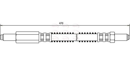 Apec front brake - brake, land