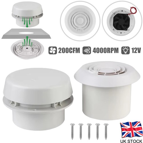 12v mushroom roof air vent - 12v,