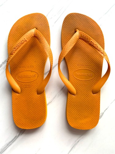 Havaianas orange flip - flops, uk