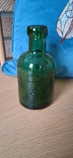 T. & F.J. Taylor Newport Pagnell green dumpy seltzer soda bottle c1880-1910