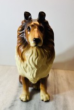 Vintage Collie Dog Porcelain