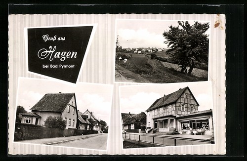 Hagen street section with - section,