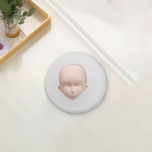 Clay doll face mould baby - clay,