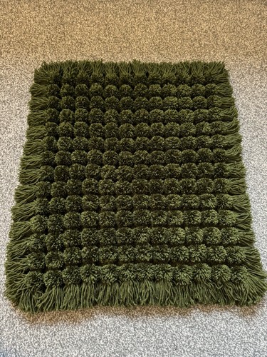 Hand made pom - , blanket