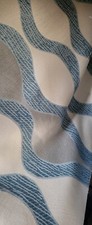 Duck Egg / Ivory Patterned