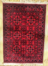 Handmade Afghan Wool Rug –