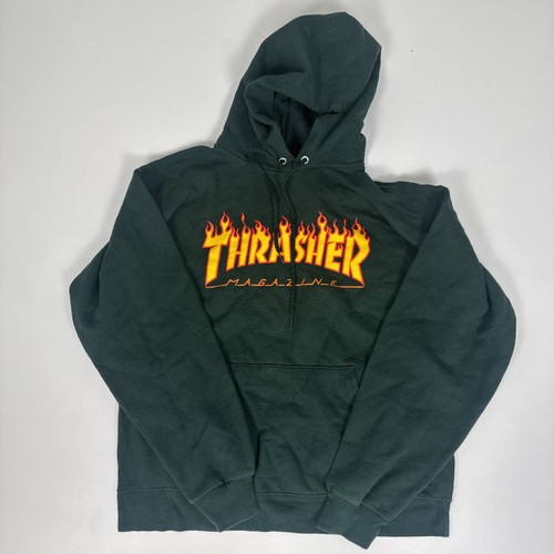 Thrasher hoodie long - long, sleeve