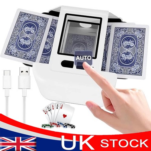 Automatic card shuffler - card,