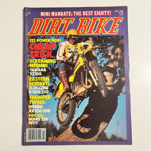 Dirt bike magazine july 1980 - dirt,