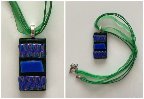 Handcrafted dichroic glass - handcrafted,