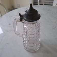 Vintage 1950s Glass Sugar &