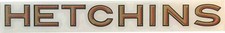 Hetchins Down tube decal