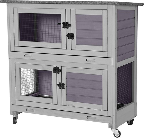 Aivituvin rabbit hutch with - aivituvin,