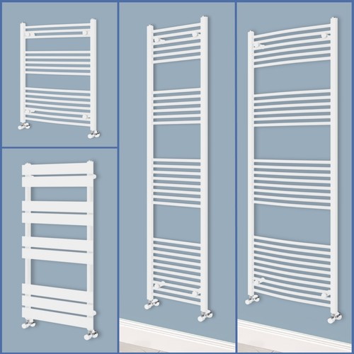 White flat panel straight - white,