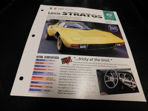 1973 1975 lancia stratos - stratos, spec