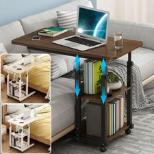 Mobile Sofa Side Table Wooden