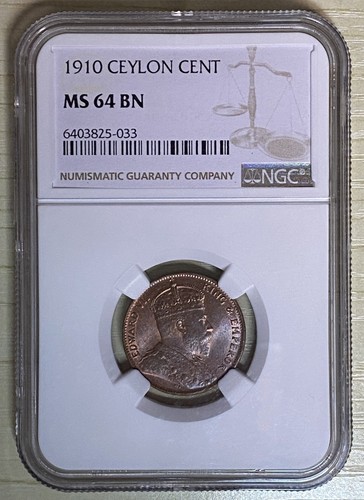 Ceylon 1910 cent - 1910,