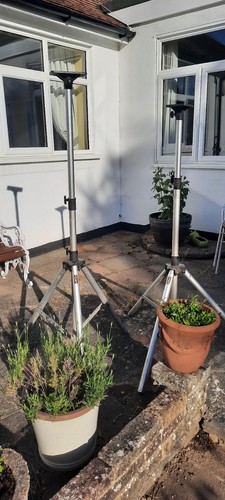 Pair aluminium tripod - aluminium,