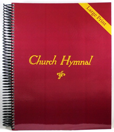 Church hymnal large - large, print