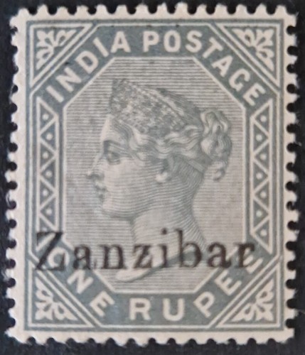 Zanzibar 1895 sg17 slate - zanzibar,