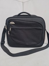 Samsonite Laptop Case Briefcase Shoulder Bag Messenger Strap Zipped 15 In Black