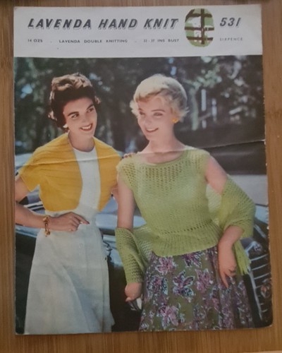 Vintage knitting pattern 1950s - knitting,