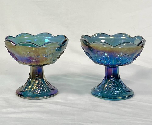 Pair blue iridescent carnival - blue,