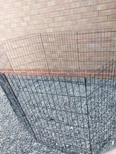 Metal 8 Panel Animal Enclosure approx 92cm High Panels Gate Rabbit Run Puppy Pen