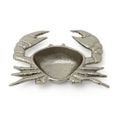 Silver Metal Crab Trinket Dish