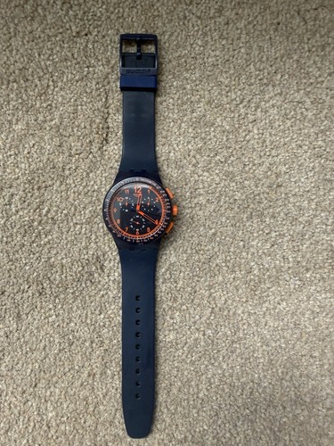 Swatch rebirth blue chrono - blue,