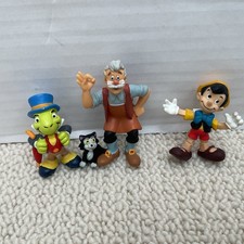 3x Disney Pinocchio Figures
