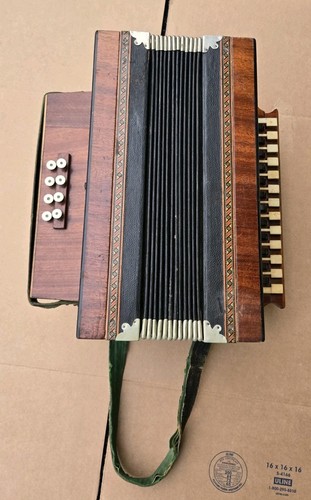 Vintage harmonica accordion - accordion, p