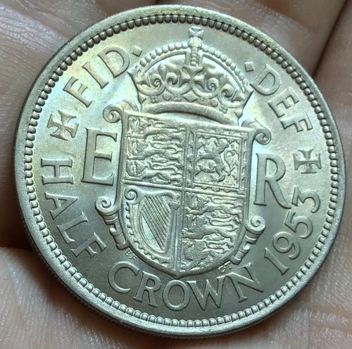 Very attractive half crown - attractive, uk