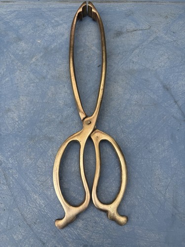 Large vintage brass fire - large,