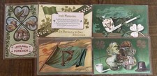 Lot of 5 Antique St. Patricks