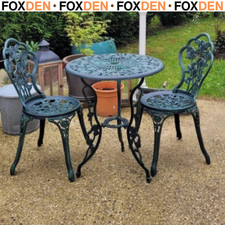 3 Piece Cast Aluminium Outdoor