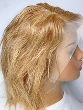 13x4 Ginger  Brazilian Straight Human Hair Wigs Rémy LaceFront Wigs Short 9 Inch