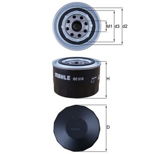 Oil filter for - for, iveco