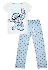 Disney Lilo and Stitch We Love Stitch  Long Ladies Pyjamas