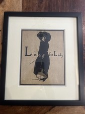 William Nicholson L Is For lady From alphabet Series