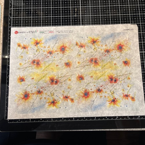 Washi paper decoupage - decoupage,