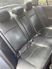 Mitsubishi Lancer 2008 MK9 - Rear Sofa Seats Set In Black Leather