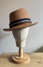 Herbert Johnson Vintage Genuine Panama Hat. Unworn With Label. Size 7