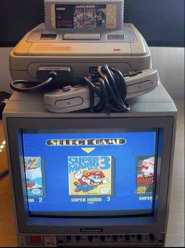 Super nintendo snes console - super,