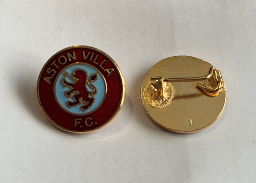 Aston villa enamel badge - aston, fc