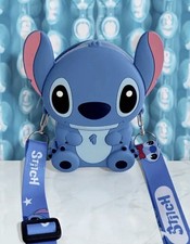 Stitch Silicone Crossbody Bag Coin Purse Cute Cartoon Shoulder Bag Gift for Kids